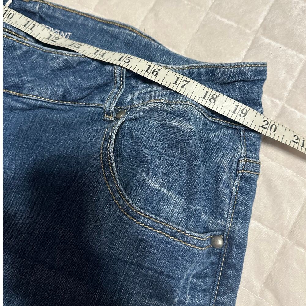 Lane Bryant Ankle Jeans Women's Plus Size 22 Distressed Medium Stretch Straight - Picture 6 of 6